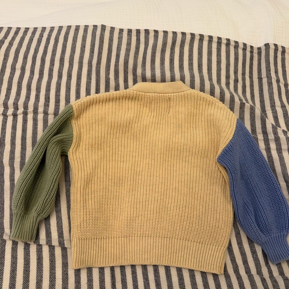 Kids Colorblock Cardigan Sweater - Picture 2 of 3